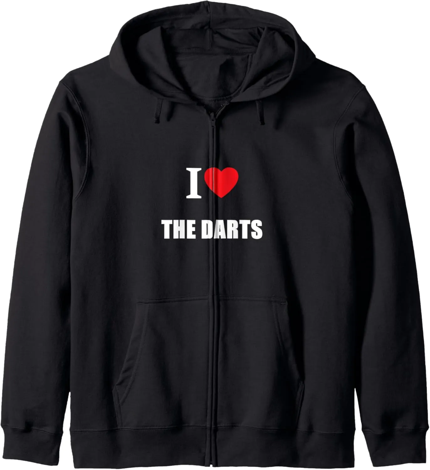 Television Zip Hoodie thousandfold I Love The Darts Dart Player Watching 