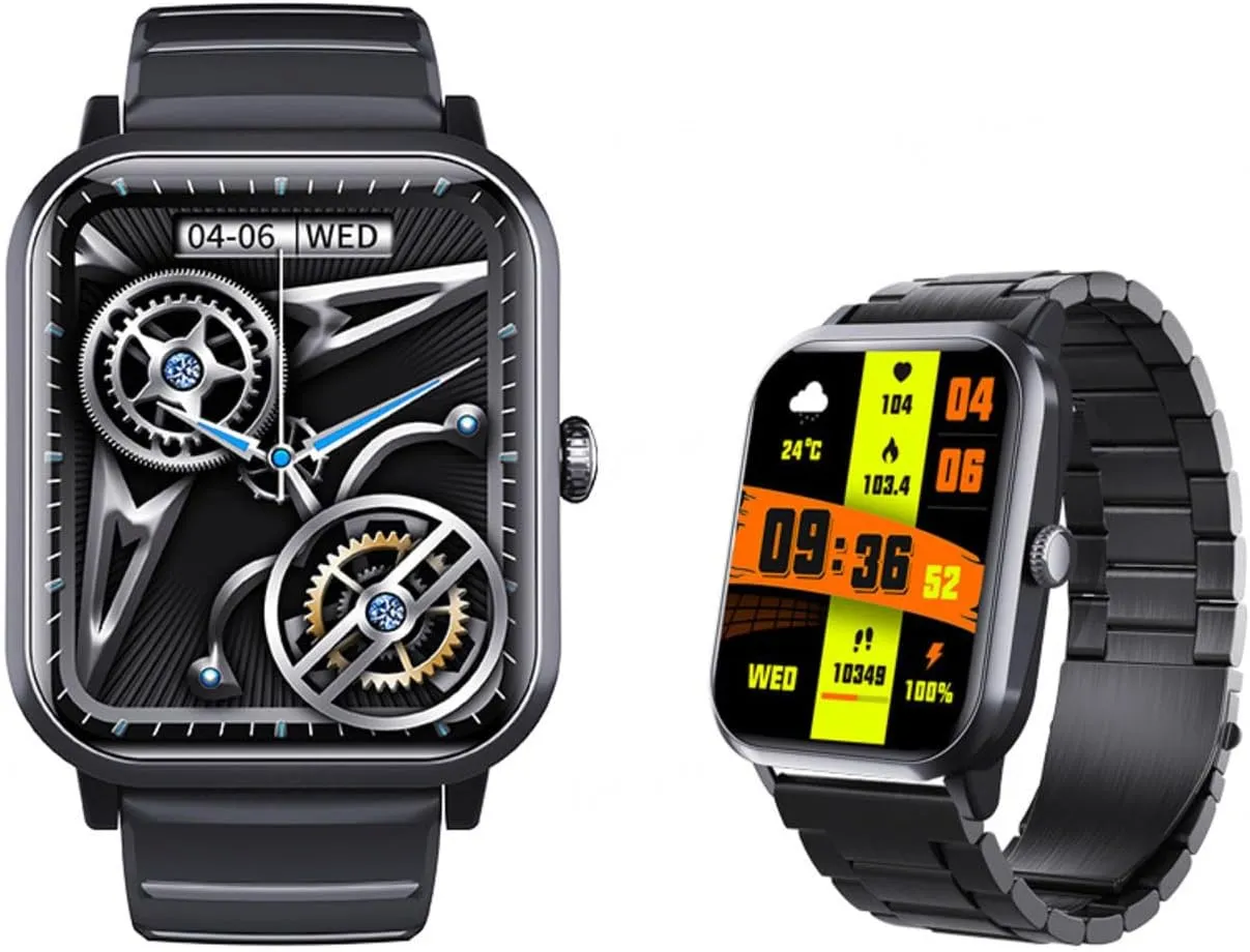 That Monitors Bp 1.9" synthetic heartbreak commercial accomplish Workout Watch 50 Sports Modes F330612,BlackSteel 2025 Smart Watches - Watch 