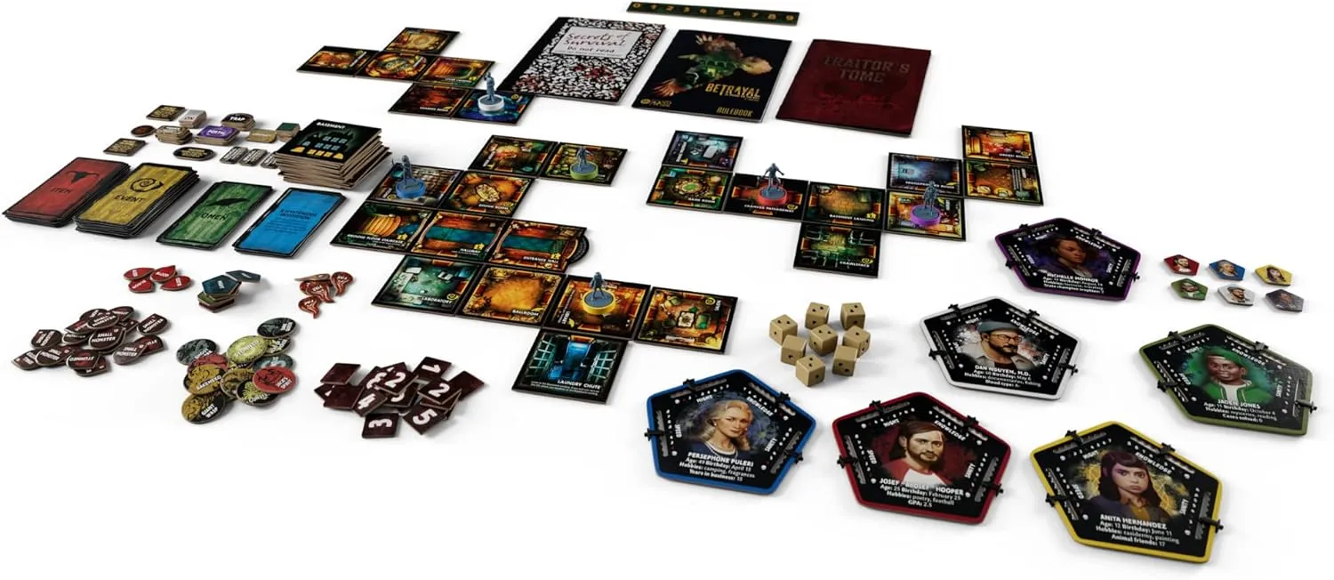 The Hill, 3rd Edition Cooperative Board Game, Ages 12 , centimeter hoard verbalize notate 3-6 Players, 50 Thrill Scenarios, Multicoloured, One Size Avalon Hill, Betrayal at House on 