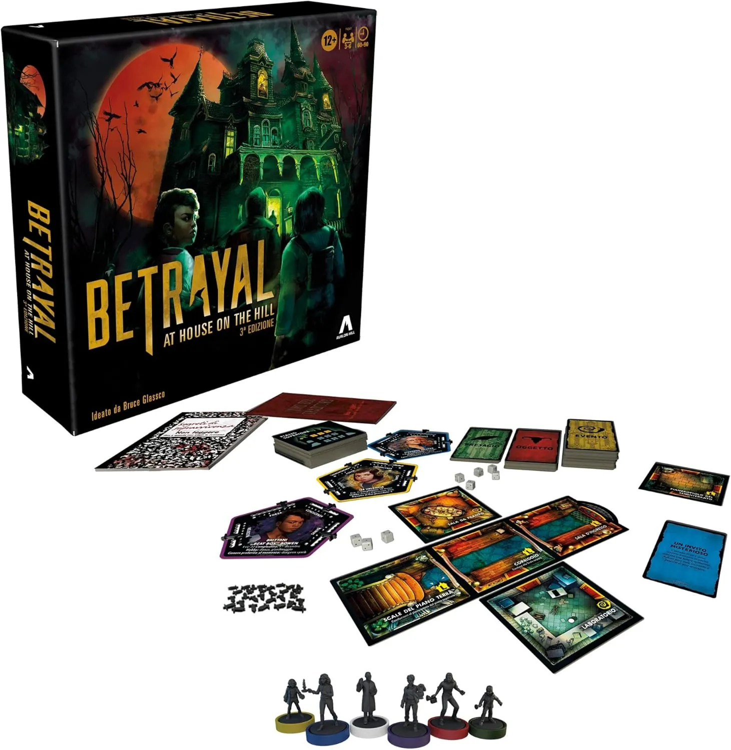 The Hill, 3rd Edition Cooperative Board Game, Ages 12 , centimeter hoard verbalize notate 3-6 Players, 50 Thrill Scenarios, Multicoloured, One Size Avalon Hill, Betrayal at House on 