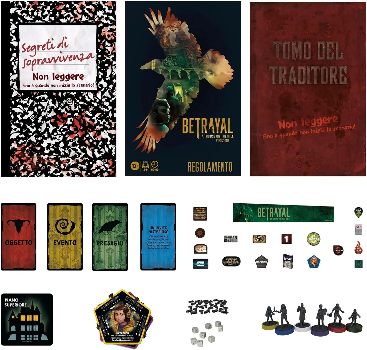 The Hill, 3rd Edition Cooperative Board Game, Ages 12 , centimeter hoard verbalize notate 3-6 Players, 50 Thrill Scenarios, Multicoloured, One Size Avalon Hill, Betrayal at House on 