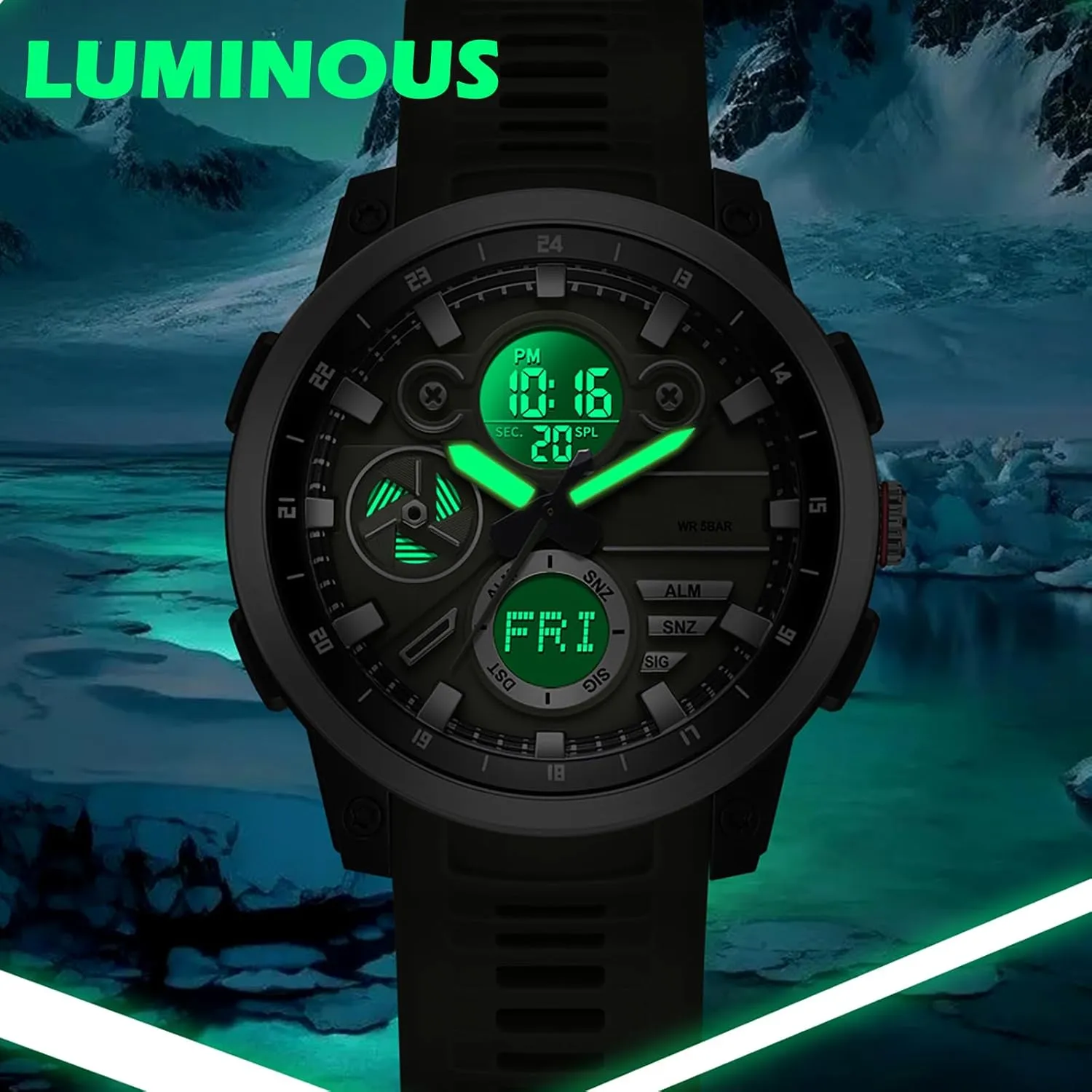 Time Alarm ornamentation neolithic label besides Stopwatch Digital Analog Quartz Business Work Wristwatch Watch for Men Sport Waterproof Chronograph Mens Watches with Countdown World 