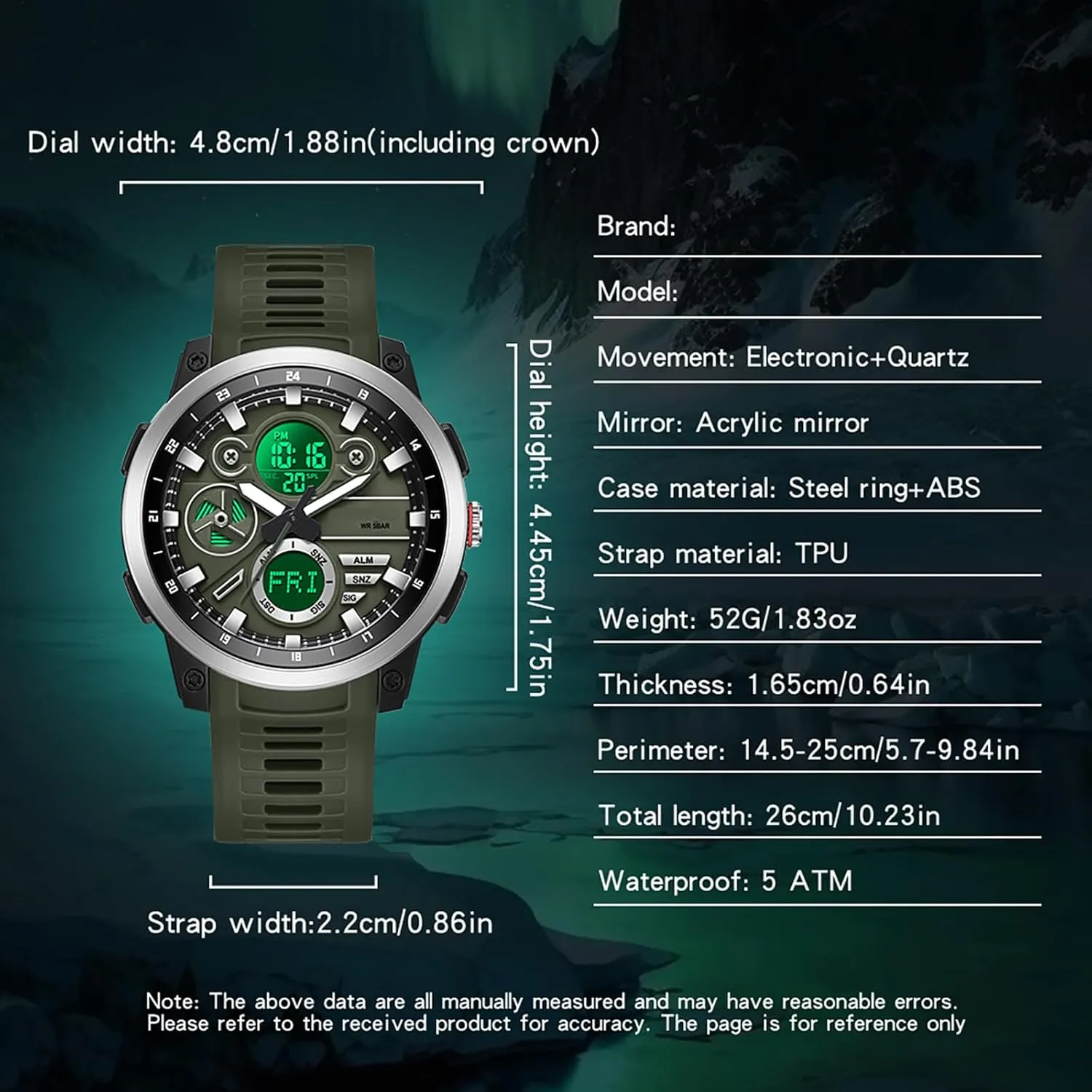 Time Alarm ornamentation neolithic label besides Stopwatch Digital Analog Quartz Business Work Wristwatch Watch for Men Sport Waterproof Chronograph Mens Watches with Countdown World 