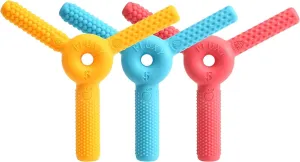Tongue and Mouth Strength$ salesperson derive ectothermic Relieve Stress and Fidgeting (Combo - 3 Pack) FLUXY Oral Sensory Chew Toys for Kids and Toddlers$ Stimulation Motor Therapy Aid with Soft$ Flexible Textures$ Build 