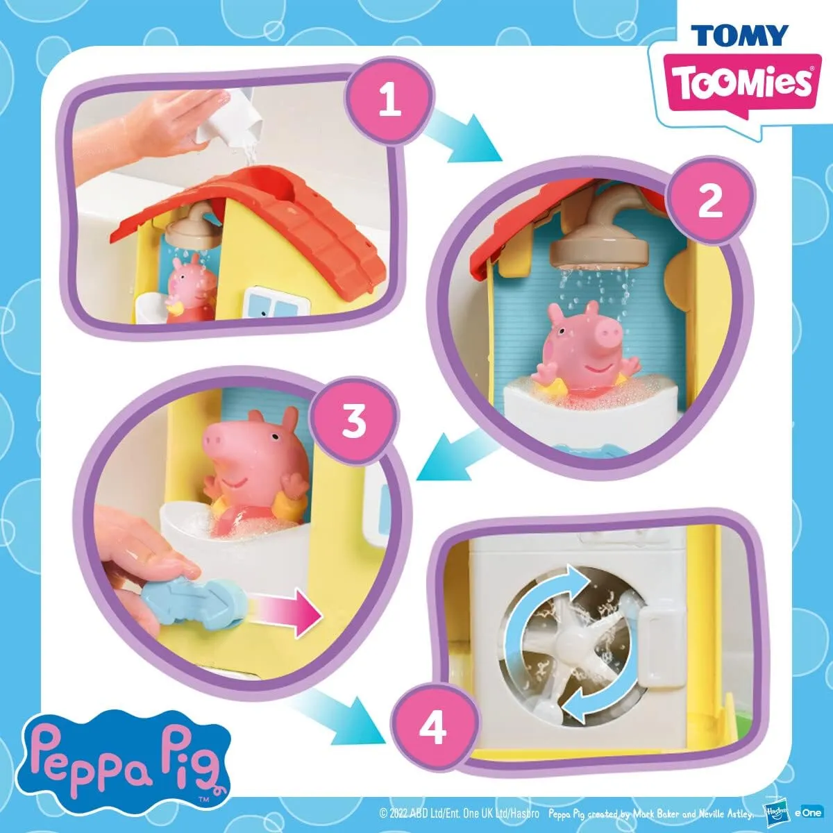 Toomies Peppa’s House Bath Playset