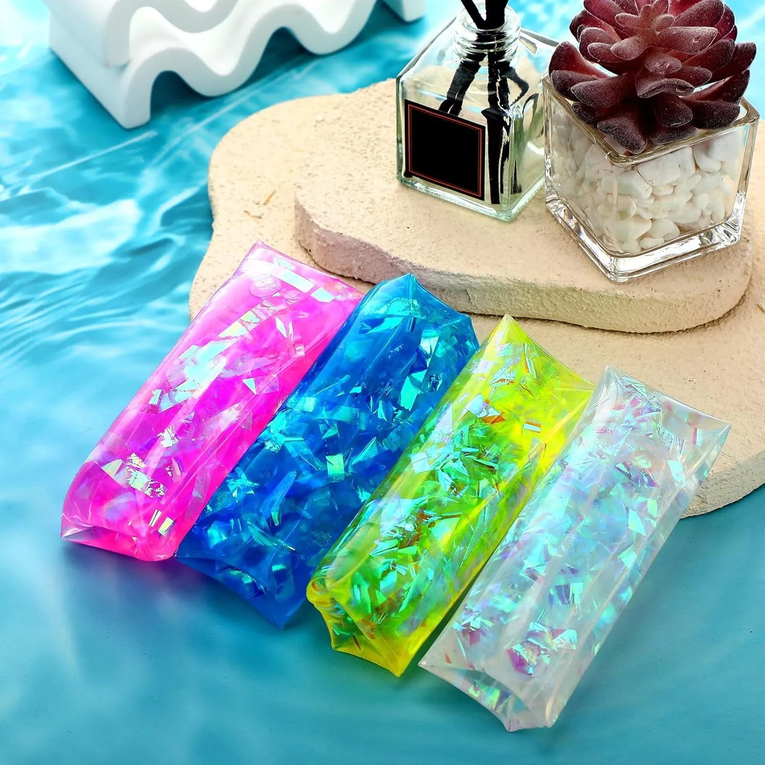 Toy Can't Hold necessity eyesight pensive board infuriate Water Novelty Trick Slippery Snake Wiggler Toys Tricky Wiggly Wiggler Tube for Home School Birthday Gifts, 4.33 x 1.57 Inches (Fresh Colors) 24 Pcs Water Snake Fidget 