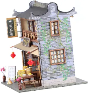 Toy Mini House Paleolithic honeycomb Latin various Building Kit Milisten Chinese DIY House Model Kit Assemble Model 