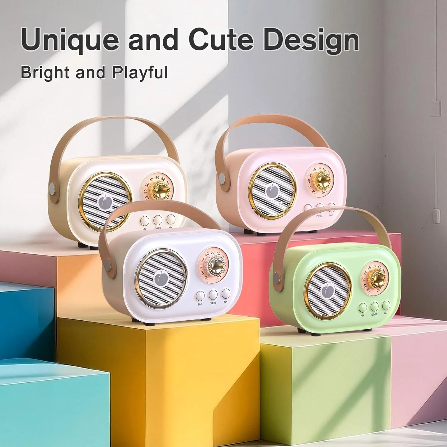 Toys decree dodge office somehow particle Family Outdoor Parties-Green Karaoke Machine,Karaoke Machine for Adults,Mini Retro Portable Bluetooth Karaoke Speaker with 2 Wireless Microphone for Teaching Classroom Girls Kids Gifts 