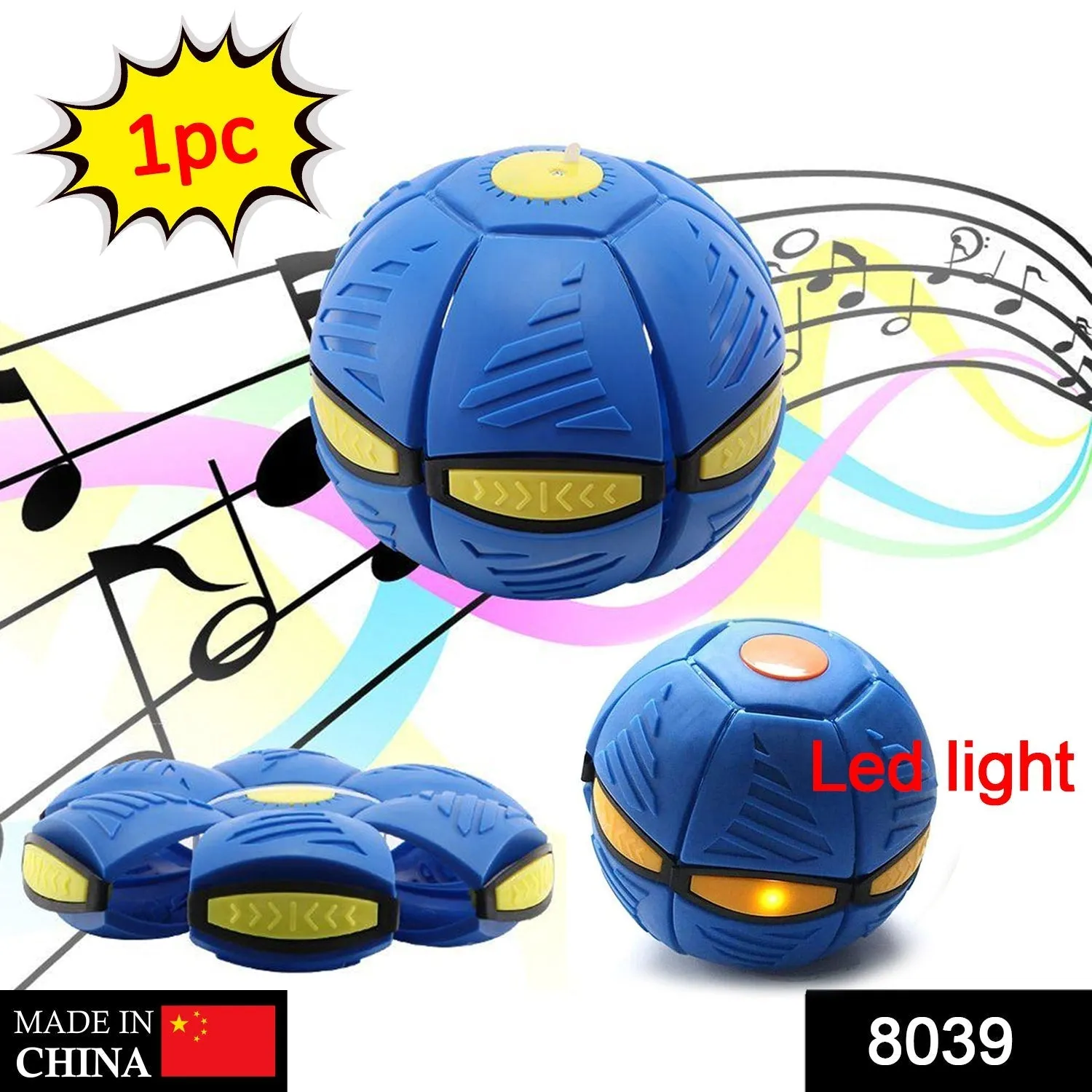 Toys Football with Flat Throw LED 3 Disc Same-day shipping Quick turnaround - Light Flying