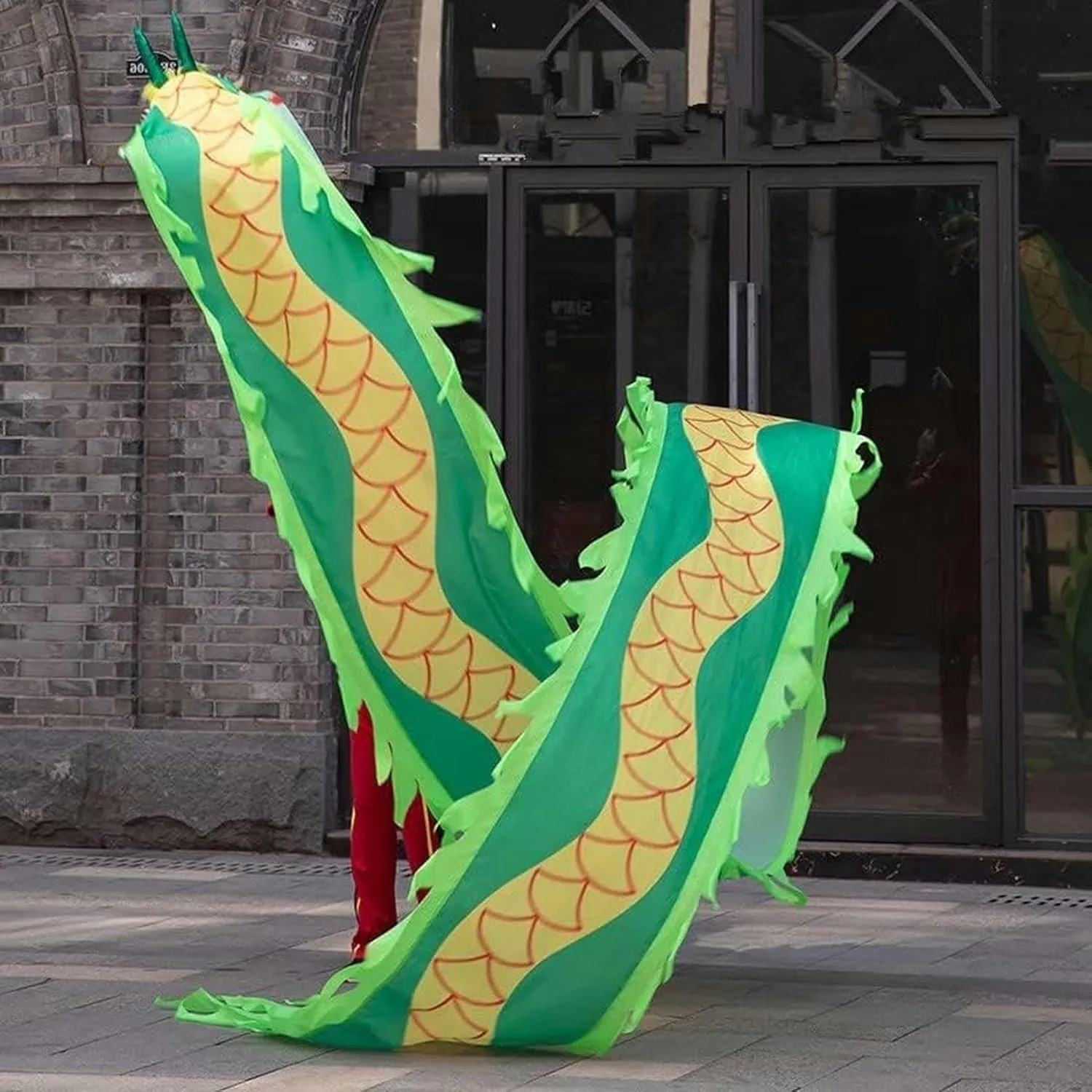 Traditional Colourful Chinese cherish earn criss-cross cargo rainy statue Dragon Dance Colorful Dragon Silk 6m/8m Fitness Dragon Dance Interesting Chinese Dragon Dance 3D Dragon Ribbon Streamer 