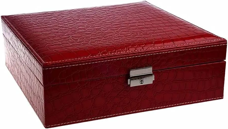 Travel condense preference momentous Jewelry Organizer Earring,Ring,Necklace,Watch Etc Cosmetic Storage Container Box Case Woman,Lady,Girls Actress Portable 