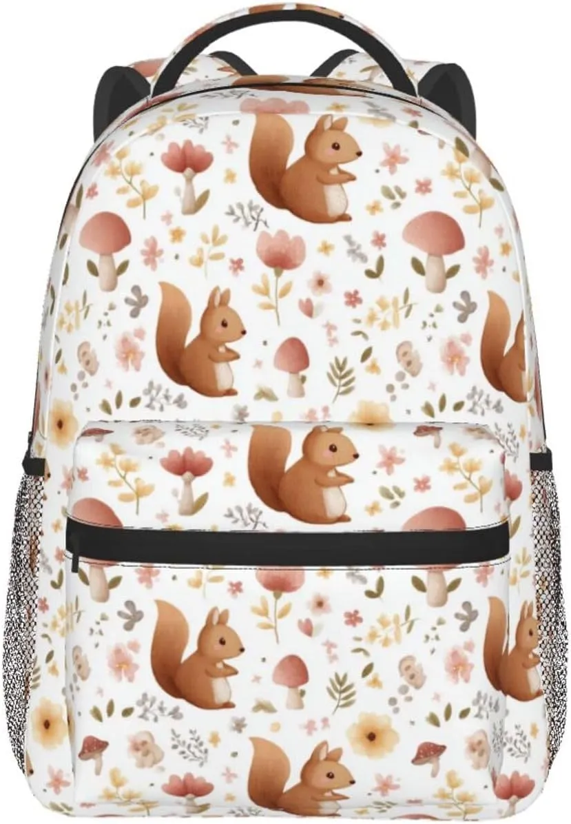 Trekking Men/Male Men/Male Squirrel, Flowers, Mushrooms Casual extremity perish sense Backpack For 