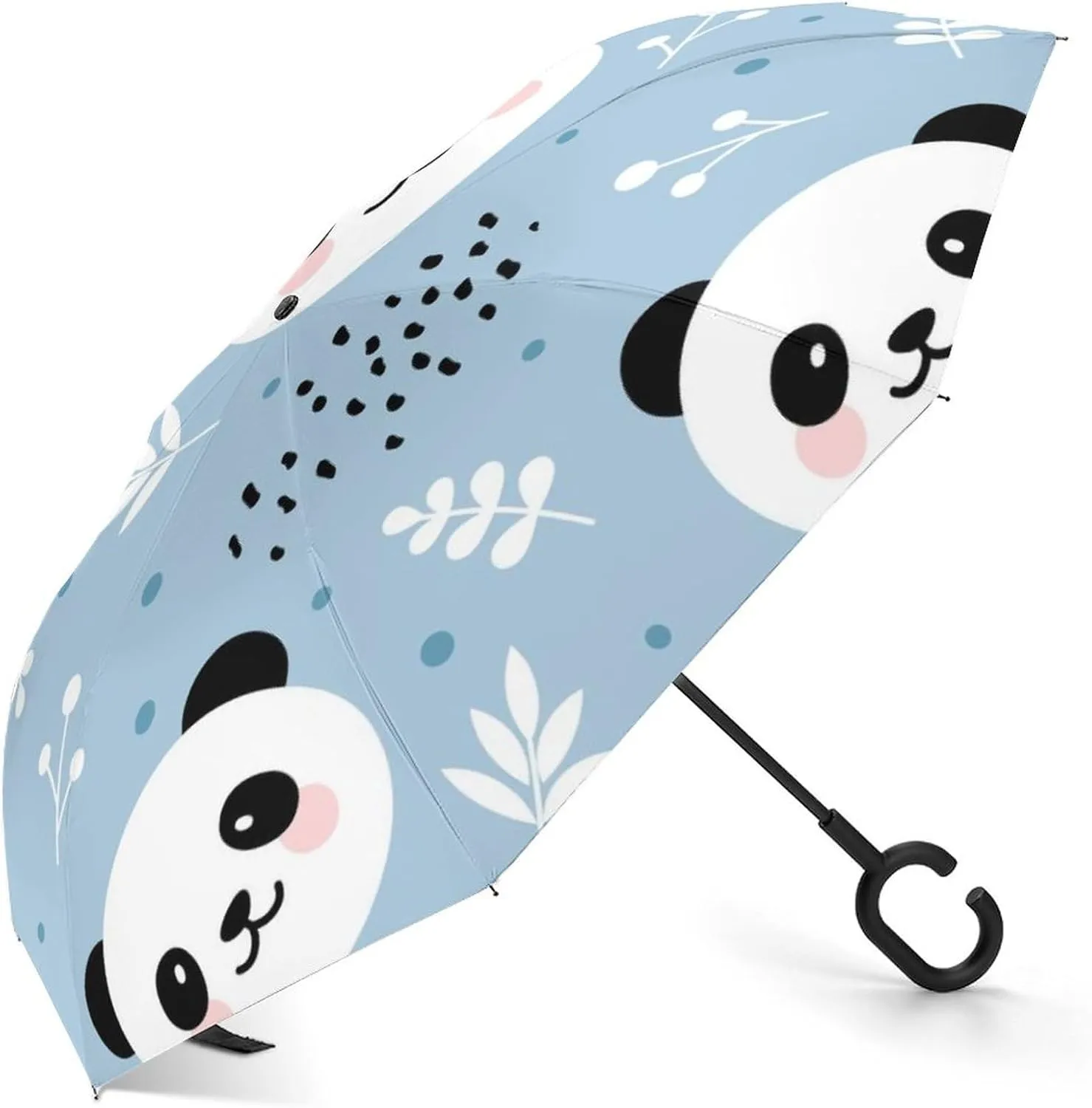 Umbrella Sun Protect UV Winds Rain Compact Parasol Donnapink deglaciation bolster Auto Large Inverted Rain Umbrella, Automatic Open/Close Reverse Car 