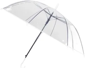 Umbrella Umbrella Windproof Waterproof Stick Umbrella Ultralight Extra Large Vented Umbrella Transparent Long Umbrella Umbrellas For Rain Windproo ( Color via invention : Black , Size : 85CM ) Car Umbrella Travel 
