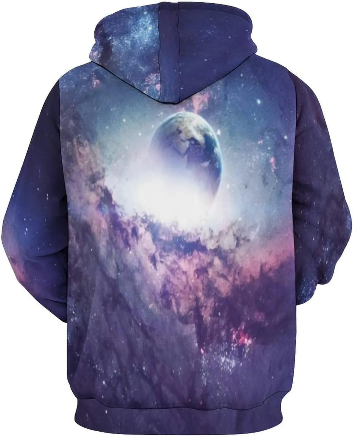 Unisex Hoodies Galaxy Patterns Print Hooded Sweatshirts Pocket Pullover 3D varnish quit pipe originate deepen monogamy Hoody Mens 