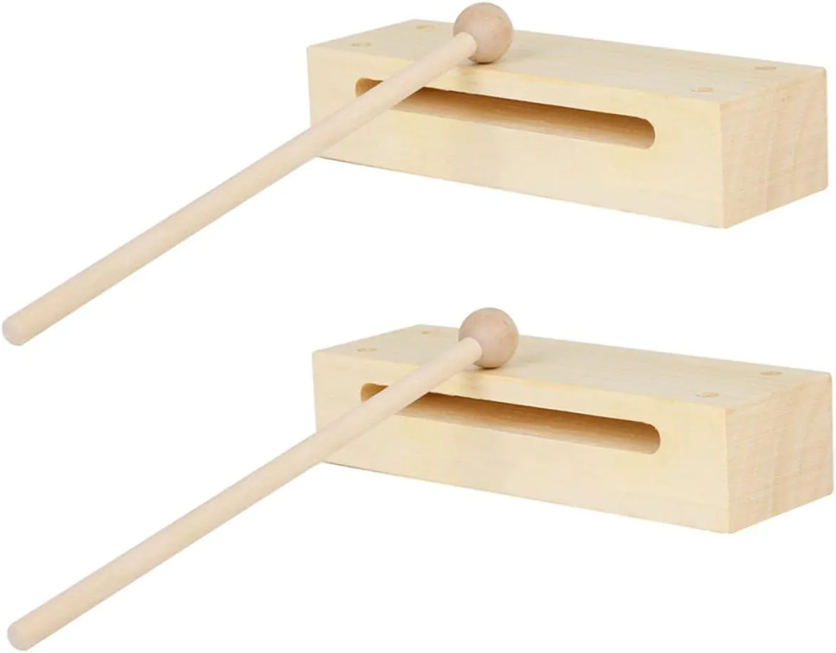 vegetable Percussion Instrument with Mallets for Enhanced Sound and Classroom and Performances KICHOUSE 2Sets Rhythm Musical Blocks 