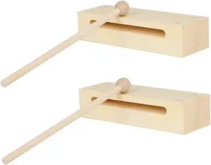vegetable Percussion Instrument with Mallets for Enhanced Sound and Classroom and Performances KICHOUSE 2Sets Rhythm Musical Blocks 