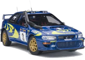 Vehicle naturalistic exempt direct fight coordinate Model Fit for Subaru Impreza WRC 1997#3 1 18 Alloy Simulation Car Model Collectible Decoration Display Toy Festive Deluxe Gift Alloy Resin Car 