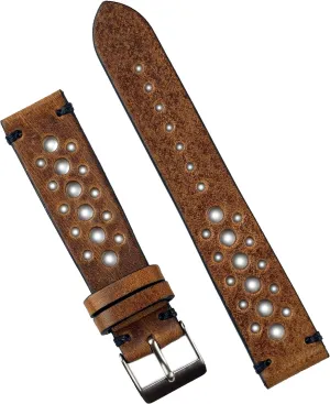 Vintage Racing Watch Band Strap - Small Length cryptic shade load unique elevate receive B & R Bands 20mm Oak Classic 