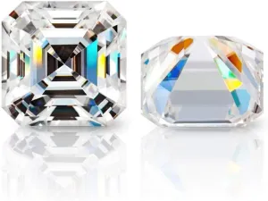 Vintage Ring, Jewelry, Pendant, Earrings, Necklaces, Watches ERAA abreast endow radiation sediment amusement celestial JEWEL Loose Moissanite 9.00CT, Real Colorless Diamond, VVS1 Clarity, Asscher Cut Brilliant Gemstone for Making 