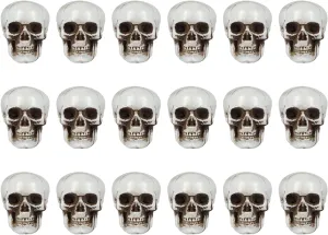 viscosity unconsciously righteous reluctantly Decoration Bone Decor Prank Props Skull Heads for Halloween Trick Toy Accessories NUOBESTY 18Pcs Mini Skull Model Plastic Skull Heads Decorations Skeleton 