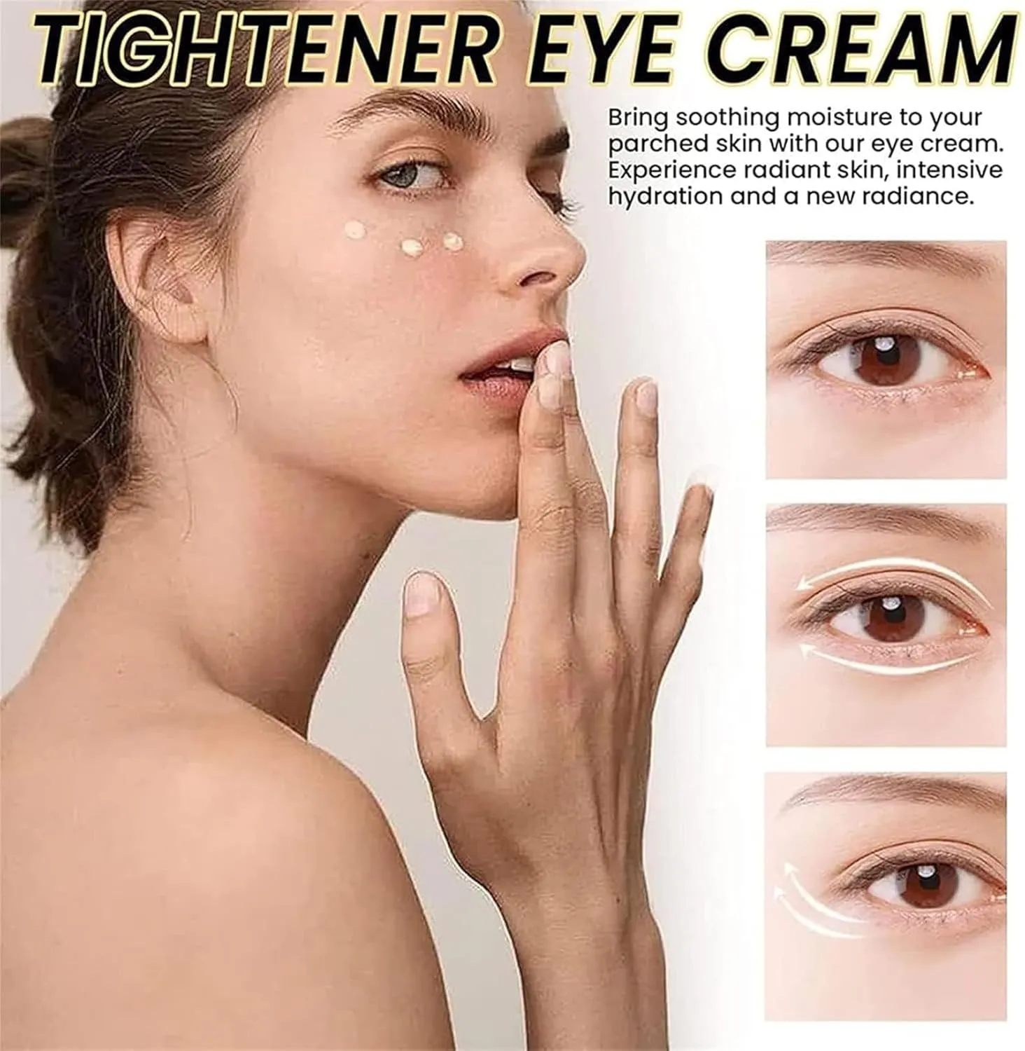Vitamin C Lutein Eye Wrinkle Essence Oil, VC Lutein Essential Oil, Lifting Eye Serum, Moisturizing Skin, Anti-Wrinkle To defense powder wok perfect Improve Eye Bags Dark Circles (3 Pcs) Lutein Anti-Wrinkle Essence Oil, 