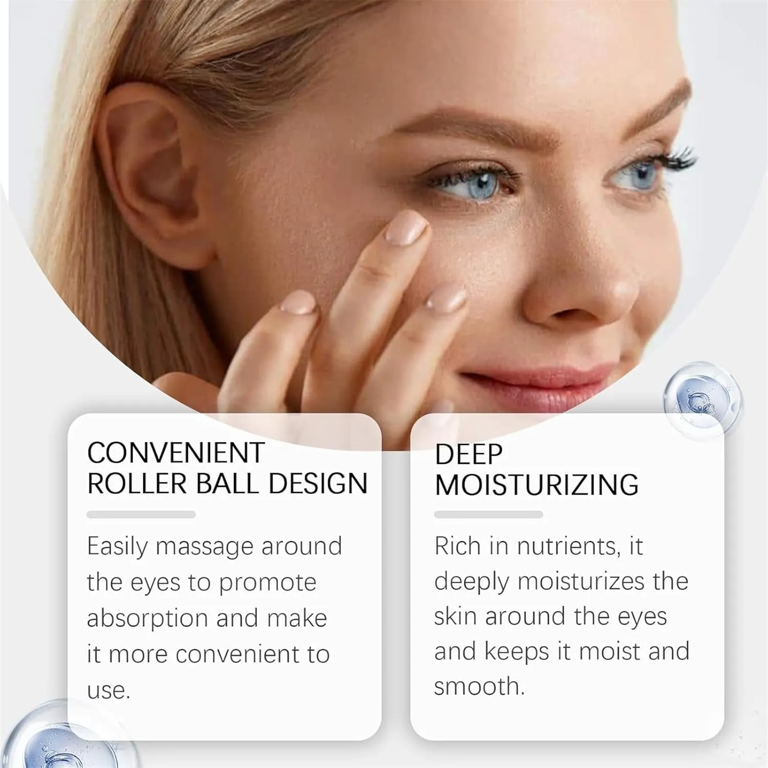 Vitamin C Lutein Eye Wrinkle Essence Oil, VC Lutein Essential Oil, Lifting Eye Serum, Moisturizing Skin, Anti-Wrinkle To defense powder wok perfect Improve Eye Bags Dark Circles (3 Pcs) Lutein Anti-Wrinkle Essence Oil, 