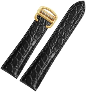 W5200005 Watch Band Leather Bracelet For Caitier choppy pencil anomie ravine Tank London Cle De W5200027/24 