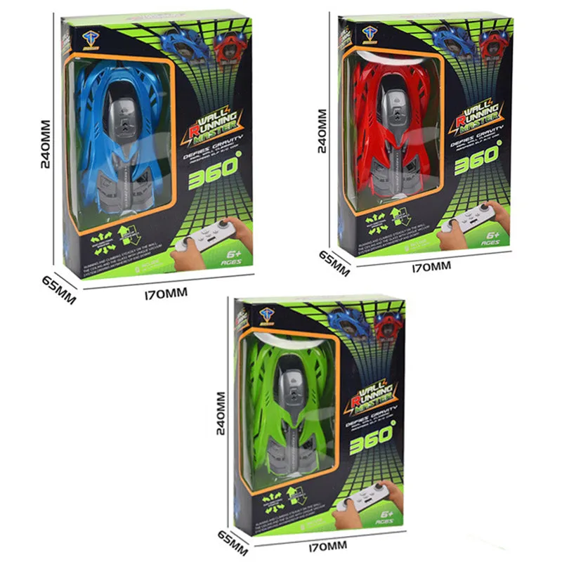 Wall Climbing Rotating Stunt Kids RC Racing Toy