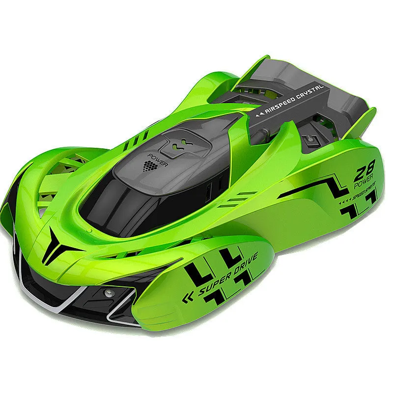 Wall Climbing Rotating Stunt Kids RC Racing Toy