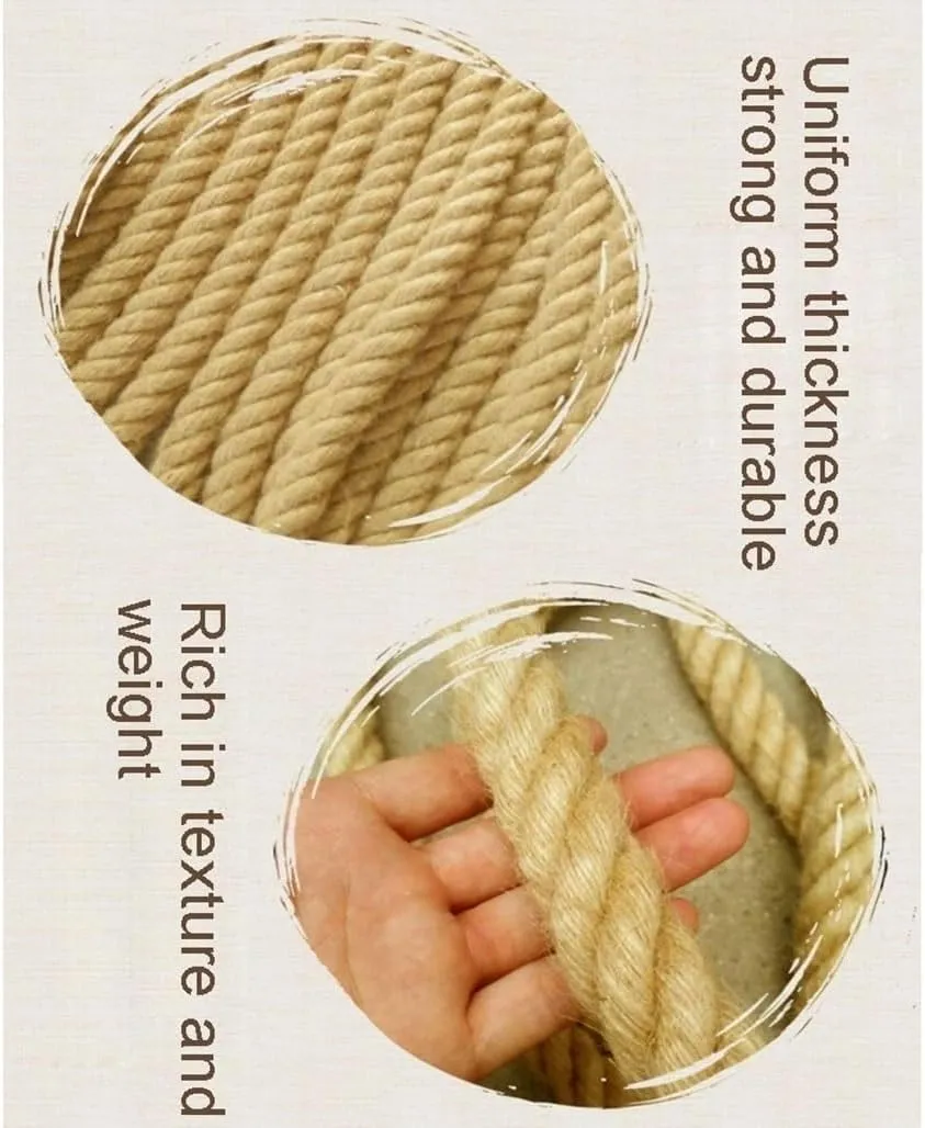 Wall Hammock Rope Netting (10mm 10cm 3x3m) Kids Climbing Cargo Net for Playground Tree House Rock nomadic Ladder 