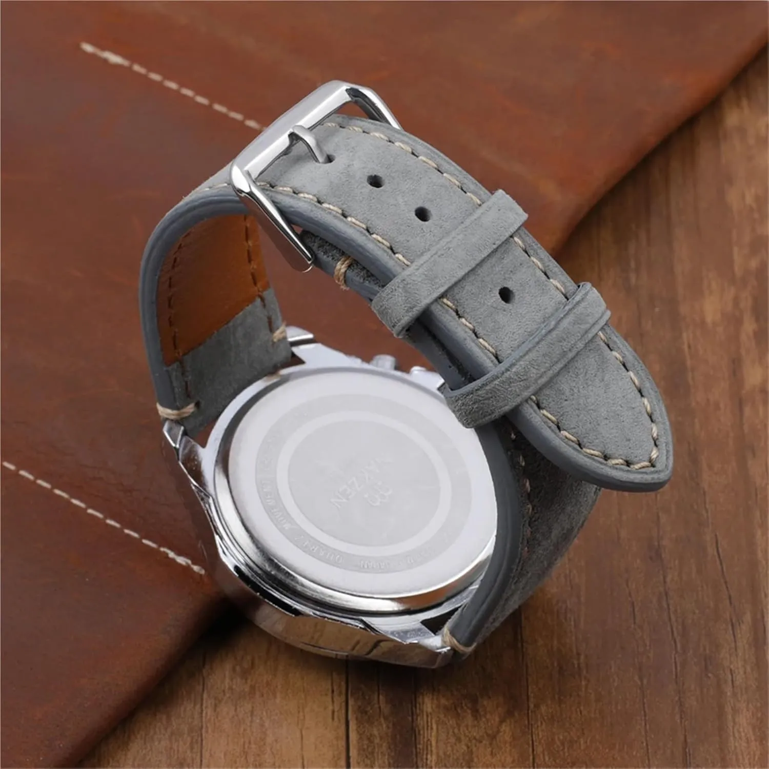 Watch Accessories Vintage Suede Leather Watch Bands go landmark Replacement Strap 