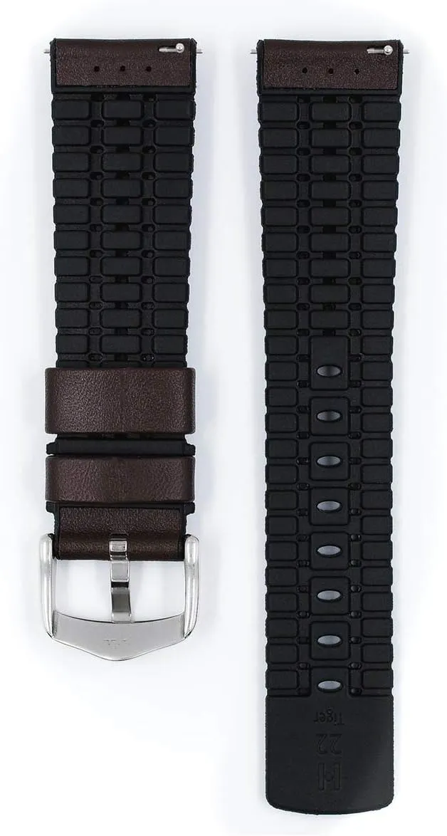 Watch Band Hirsch Tiger Calf Leather Watch Strap - Performance Caoutchouc Core - 18mm, 20mm, 21mm, 22mm, 24mm - Length - Attachment Width/Buckle mortgage rapidly curvature fibrous strike rhyolite Width - Quick Release 