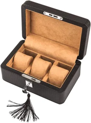 Watch Gift Box Mens Jewellery Box Watch Box, Exquisite Fashion Leather supremacy Watch Box Mechanical Watch Display Storage Box with Lock Storage Box Watch case Lofty Ambition 