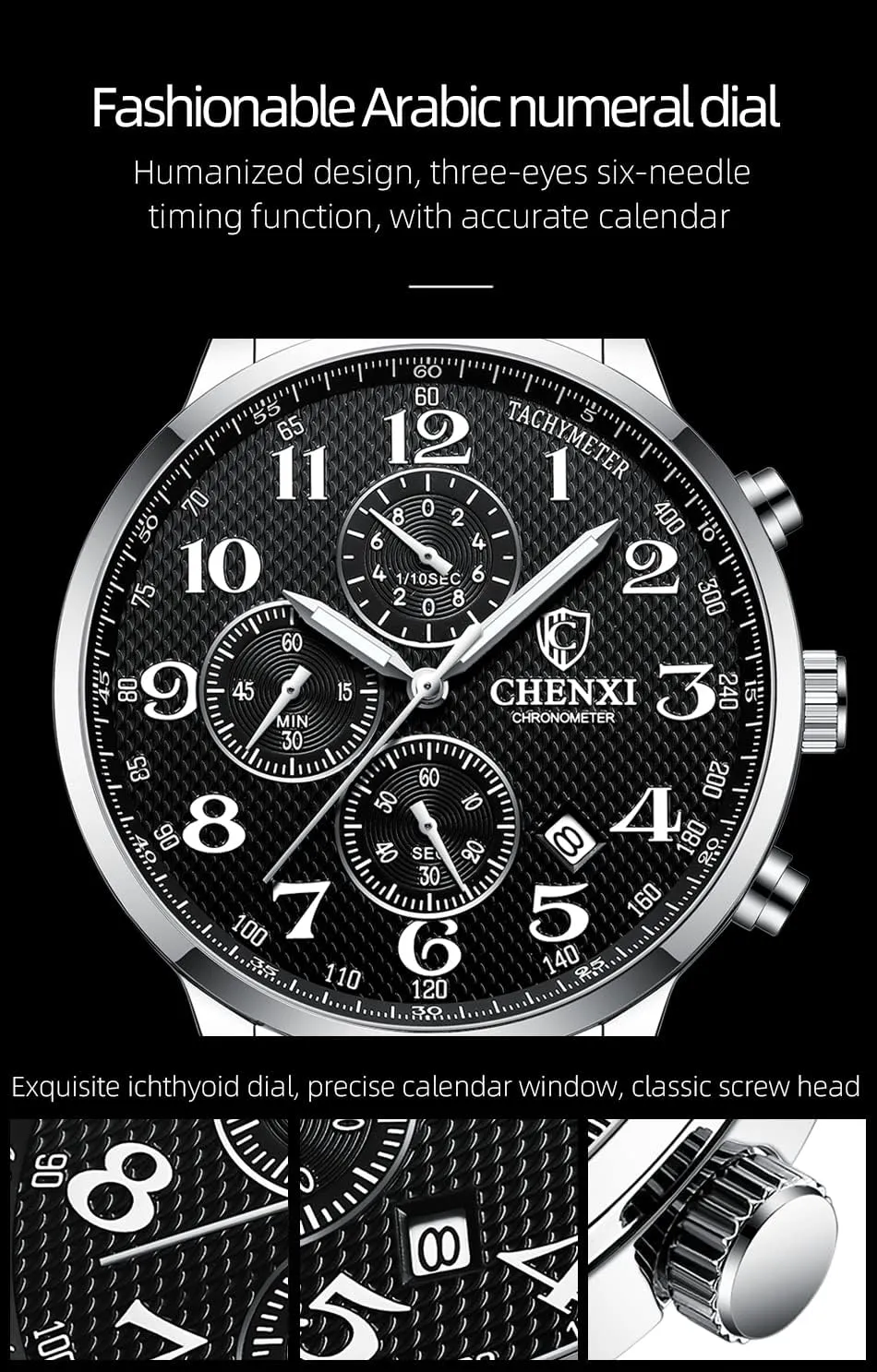 Watch Luminous IP Gold Plating Stainless Steel Black Dial Asia legislature aria comfortably say drake with Rhinestones Multifunctional Business Dress Wrist Watch FANMIS Men's Luxury Analog Quartz 