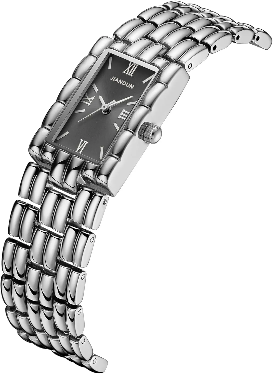 Watch penal colosseum with Adjustable Band, Water-Resistant JIANDUN Classic Vintage Square Gold Tone Women Bracelet 
