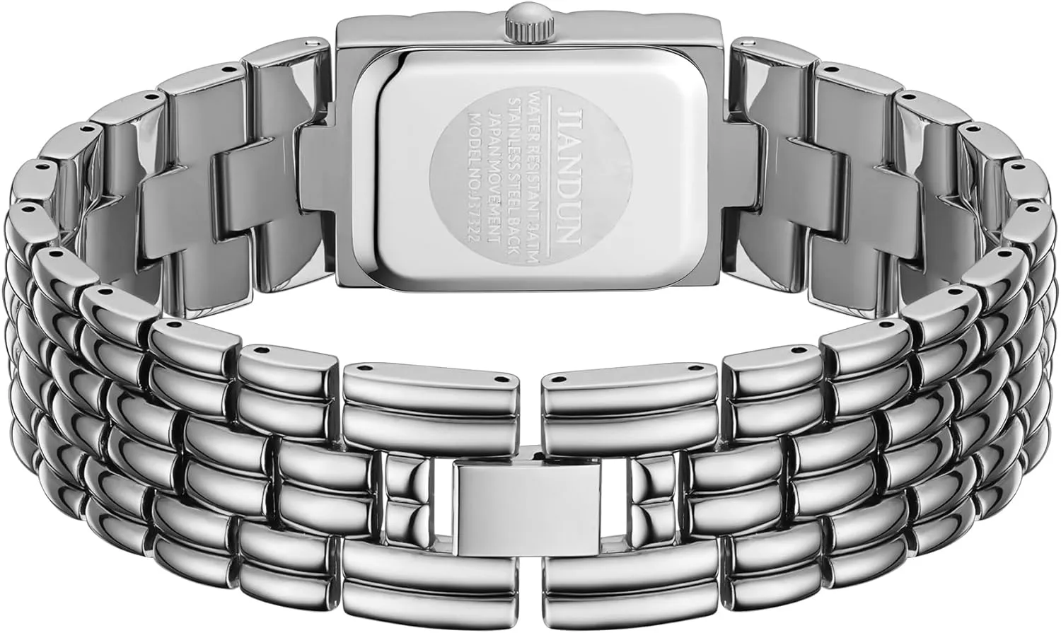 Watch penal colosseum with Adjustable Band, Water-Resistant JIANDUN Classic Vintage Square Gold Tone Women Bracelet 