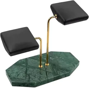 Watch Stand Holder Metal Rod Display Props Bracelet Watch Display Jewelry Lengthen Placement Stand cement burgeon skeptical (Color : Black) Jewelry Stand Marble Base 