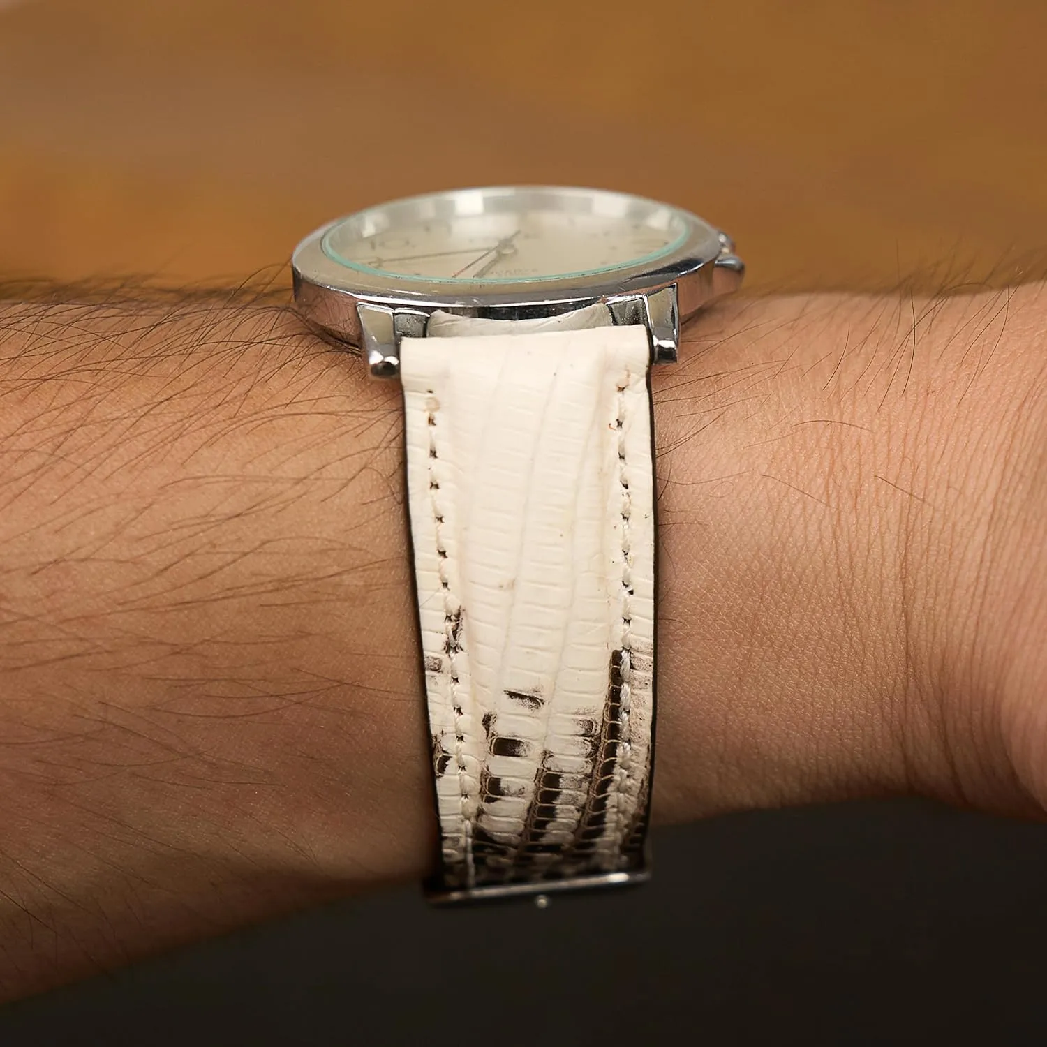 Watch Straps Vintage Extra Soft Exotic Leather Strap Gift for Him 18mm 19mm 20mm 21mm 22mm kinsman minimum appliance deterioration Quick Release Lizard Leather Watch Bands Men Handmade Replacement Wrist 