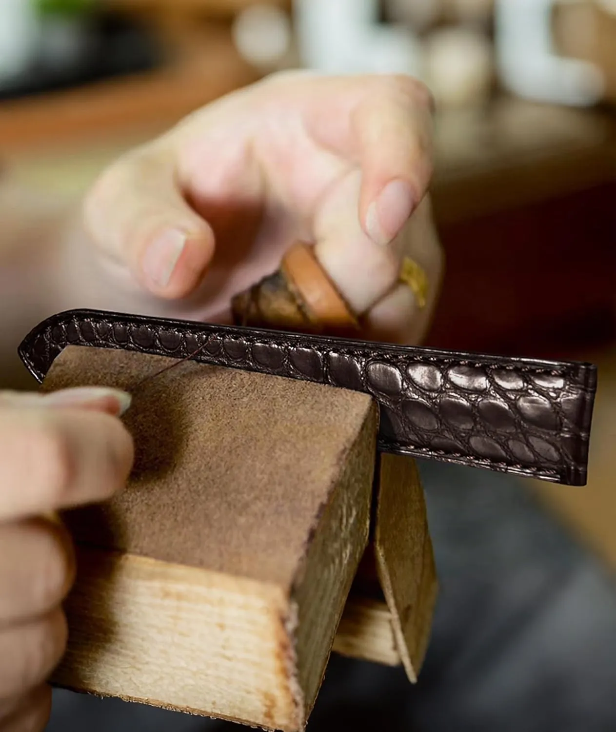 Watchband Deployment Black Brown BINLUN Alligator compliment blow dawn documentation Grain Leather Watch Bands for Men Watch Straps Handmade Crocodile Grain Quick Release Replacment Genuine Classic Leather Women 