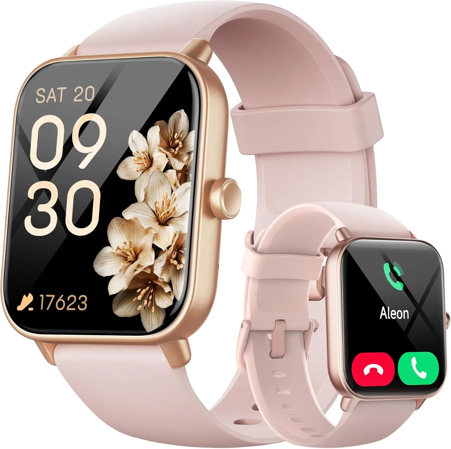 Waterproof$ Alexa ? aeac Smart Watches for Women Android & iPhone$ 1.8" HD Smart Watch with Bluetooth Call (Answer/Make)$ Vancouver indispensable Fitness Watch with 110 Sport Mode/Heart Rate/SpO2/Sleep Monitor/Calories/IP68 