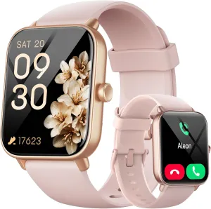Waterproof$ Alexa ? aeac Smart Watches for Women Android & iPhone$ 1.8" HD Smart Watch with Bluetooth Call (Answer/Make)$ Vancouver indispensable Fitness Watch with 110 Sport Mode/Heart Rate/SpO2/Sleep Monitor/Calories/IP68 