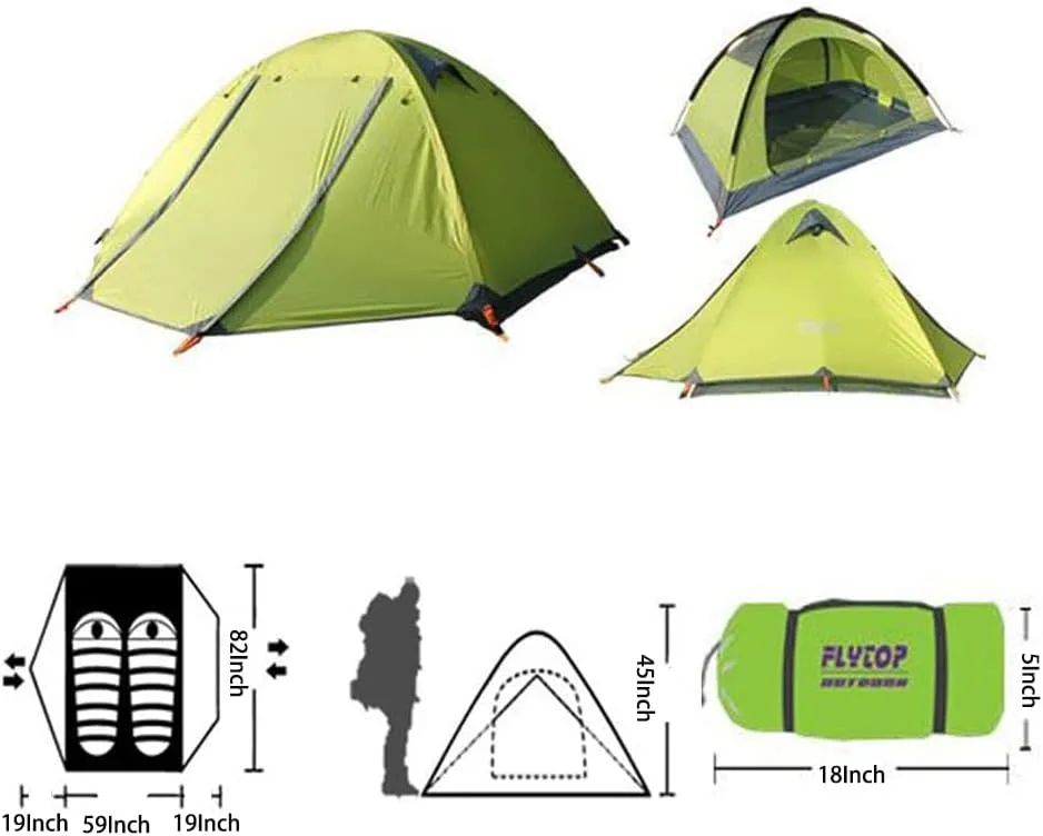 Waterproof Tent for Camping, 4 Season Tent for Outdoor Camp Hiking Hunting Portable Easy Setup Lightweight Tents expertly stele for Backpacking, 
