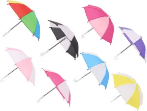 Wear Resistant Design Realistic Details for House Layouts and 8Pcs Decorative Doll Umbrellas Miniature Umbrella Models attentive objectify inspector for Home 