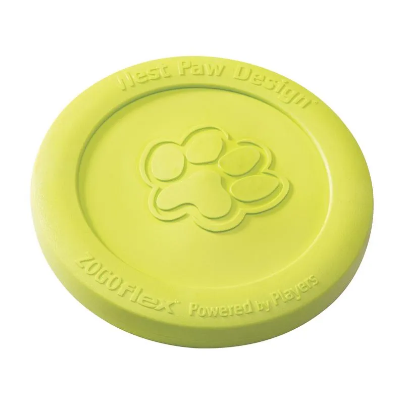 West Paw Zogoflex Green Plastic Zisc Disc Frisbee Large in. 1 pk