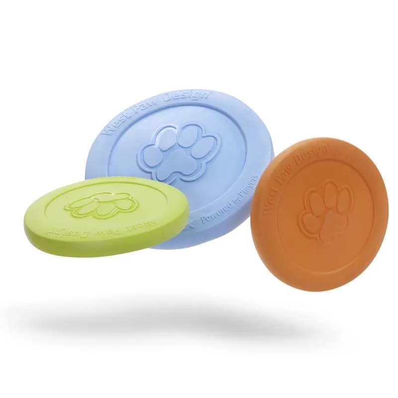 West Paw Zogoflex Green Plastic Zisc Disc Frisbee Small 1 pk