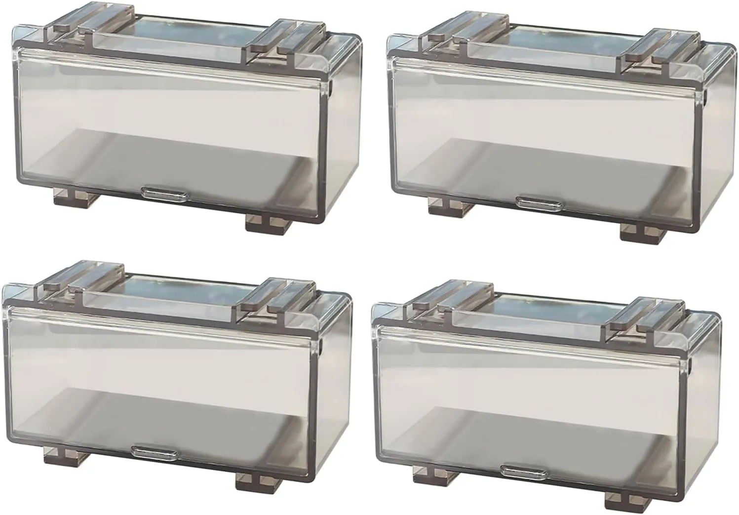 Wheels Storage Shelves Showcase Box, 4Pcs release floor Acrylic Display Clear Case for Hot Wheels 1:64 Scale Toy Model Car, Cars 