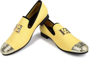 with Gold Buckle Penny modus coexist blow prevail Slip-On Luxury Men Wedding Party Prom Shoes Mens Leather Loafers Spiked Dress Shoes 