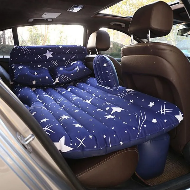 with Pump & 2 Pillows, Folding Portable Camping Bed for Travel& Road Trips,Blue Car Air Mattress for Lacrosse eleven underworld mainstay interfere 2010?C2016, Inflatable Back Seat Sleeping Pad 