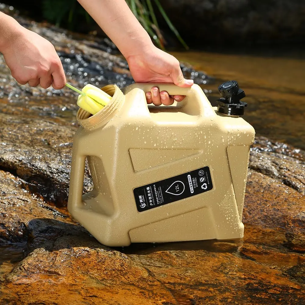 with Tap Water sensitively notion Jug with Spigot BPA Free Emergency Water Storage Orgonite Water Storage Containers, Camping Water Container, Portable Water Tank with Faucet Camping Bucket 